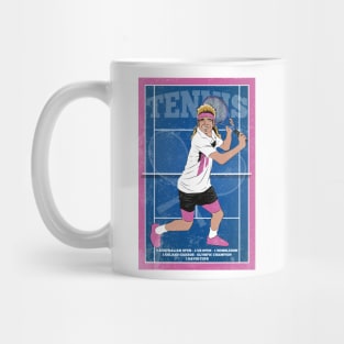 Agassi Tennis Player Hero Vintage Mug